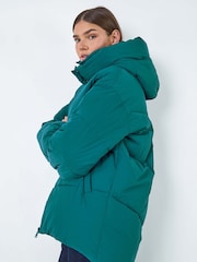 Roman Blue Padded Double-Ended Zip Coat - Image 4 of 5