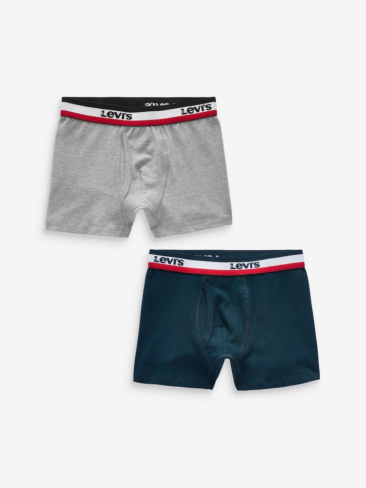 Levi's® Grey Boxers 2 Pack - Image 1 of 3 Levi's® Grey Boxers 2 Pack - Image 1 of 3