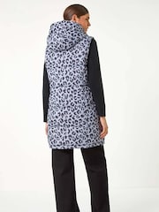 Roman Анималистический принт Longline Quilted Gilet - Image 3 of 6