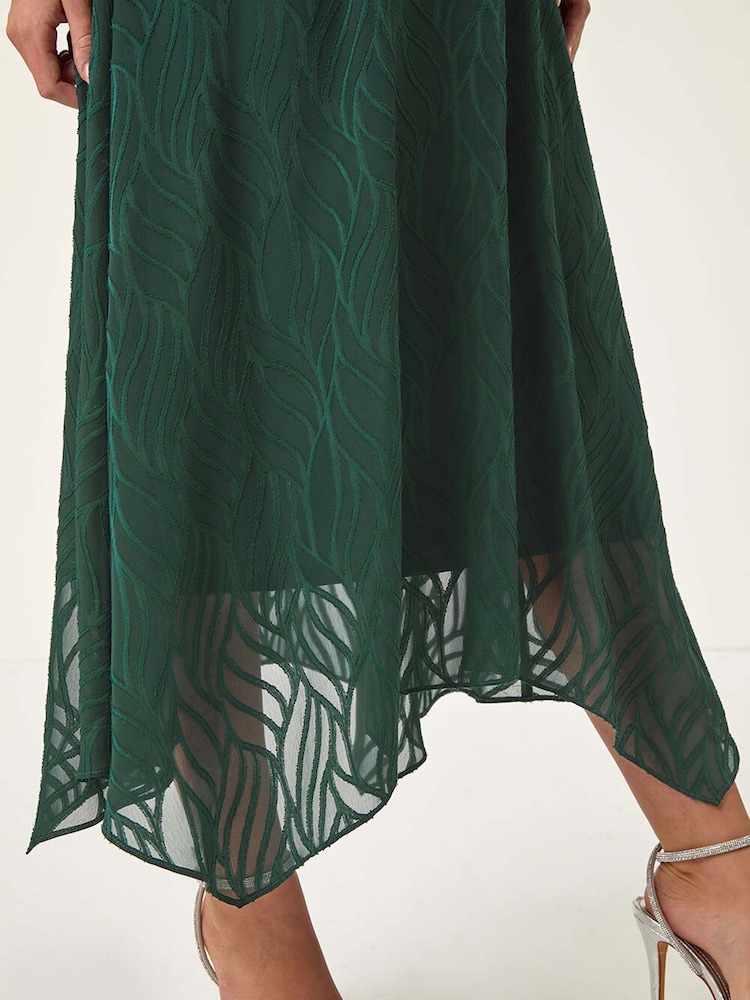 Grün - Roman Petite Jacquardkleid mit gedrehter Vorderseite - Bild 5 von 5 Grün - Roman Petite Jacquardkleid mit gedrehter Vorderseite - Bild 5 von 5