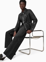 Черный - AllSaints Lenny Jeans - Изображение 3 из 11