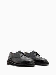 AllSaints Black Escher Derby Shoes - Image 2 of 5