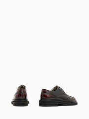 AllSaints Black Escher Derby Shoes - Image 3 of 5