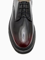 AllSaints Red Escher Derby Shoes - Image 4 of 5