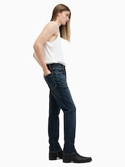 Calça jeans skinny preta AllSaints Sid Washed - Imagem 15 de 21