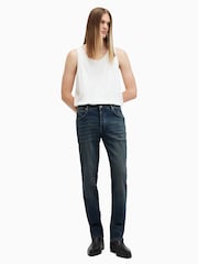 Calça jeans skinny preta AllSaints Sid Washed - Imagem 18 de 21