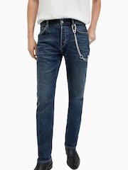 AllSaints Blue Iggy Jeans - Image 3 of 11