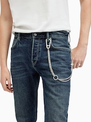 AllSaints Blue Iggy Jeans - Image 6 of 11