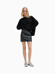 AllSaints Black Rebel Crew Neck - Image 7 of 8