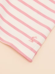Joules Girls' Harbour Pink & Blue Pack of Two Long Sleeve Jersey Top - Image 7 of 8