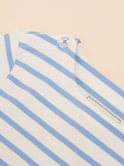 Joules Girls' Harbour Pink & Blue Pack of Two Long Sleeve Jersey Top - Image 8 of 8