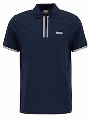 Barbour® International Ollie Twin Tipped Placket 100% Cotton Polo Shirt - Image 5 of 5