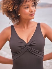 FatFace Sennen Black Twist Swimsuit - Image 4 of 6