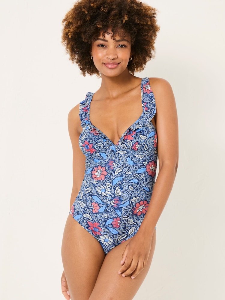 FatFace Detail Floral Swimsuit - Imagem 1 de 5