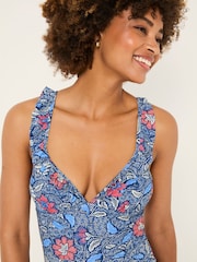 FatFace Detail Floral Swimsuit - Imagem 4 de 5