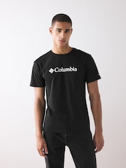 Черный - Columbia CSC Basic Logo Black T-Shirt - Image 1 of 7