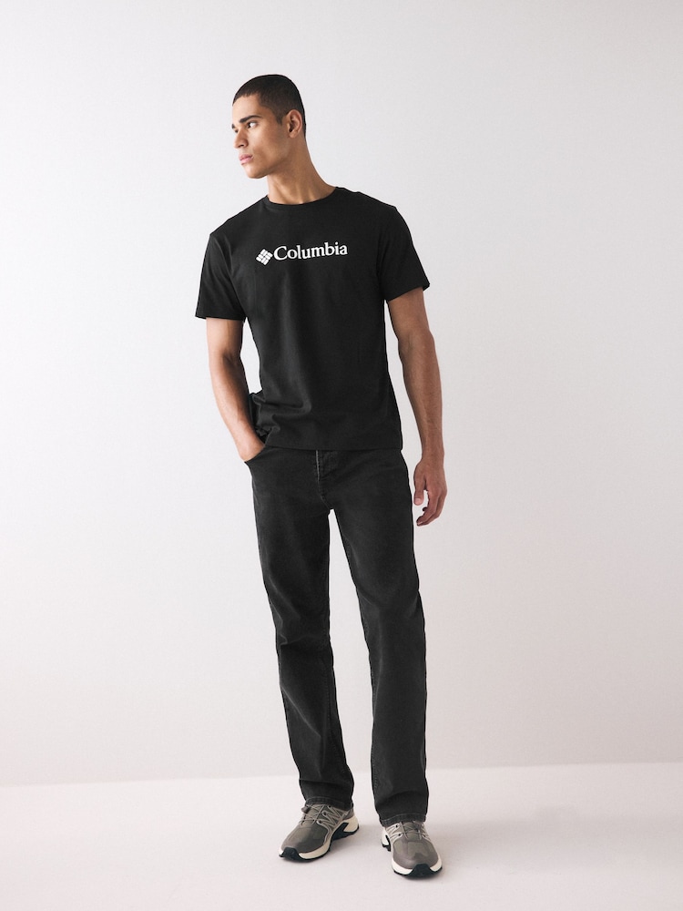 Черный - Columbia CSC Basic Logo Black T-Shirt - Image 2 of 7