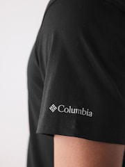 Черный - Columbia CSC Basic Logo Black T-Shirt - Image 6 of 7