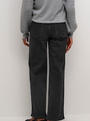 Kaffe KAkarla Wide Leg Pocket Black Jeans - Image 2 of 6