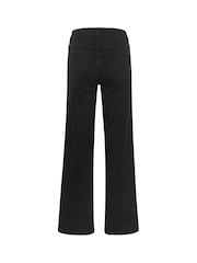 Kaffe KAkarla Wide Leg Pocket Black Jeans - Image 6 of 6
