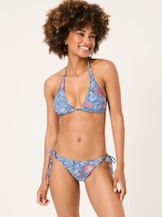 Top deFATFACE floral com detalhe  Bikini - Imagem 3 de 6