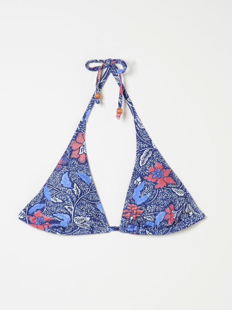 Top deFATFACE floral com detalhe  Bikini - Imagem 6 de 6