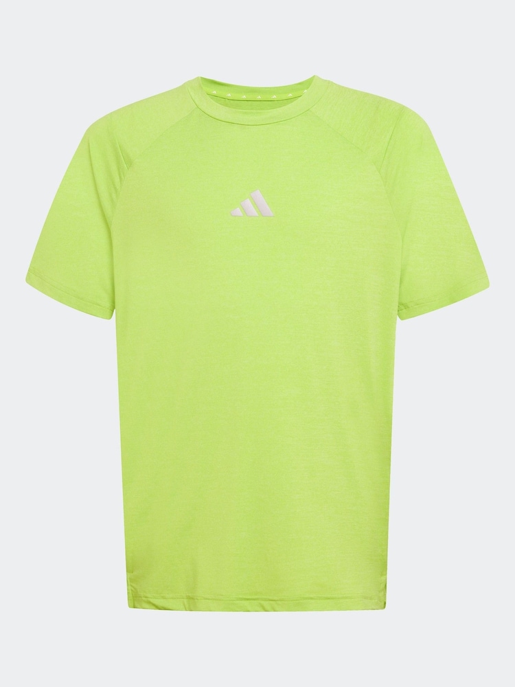 أخضر - تيشِرت مزيَّن بشعار صغير من adidas - صورة 6 من 6