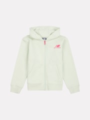 New Balance Green Baby Girls 100% Cotton Tracksuit Set - Image 3 of 6