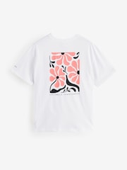 Blanco - Columbia Oversized Rolling Bend Graphic T-Shirt - Imagen 5 de 5