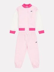New Balance Pink Baby Girls Premium 100% Cotton Baseball Set - Image 1 of 5