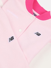 New Balance Pink Baby Girls Premium 100% Cotton Baseball Set - Image 3 of 5