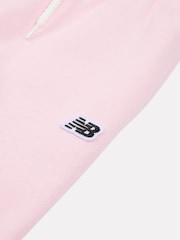 New Balance Pink Baby Girls Premium 100% Cotton Baseball Set - Image 5 of 5