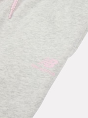 New Balance Grey Baby Girls Raglan Sweatshirt And Joggers Set - Image 5 of 5