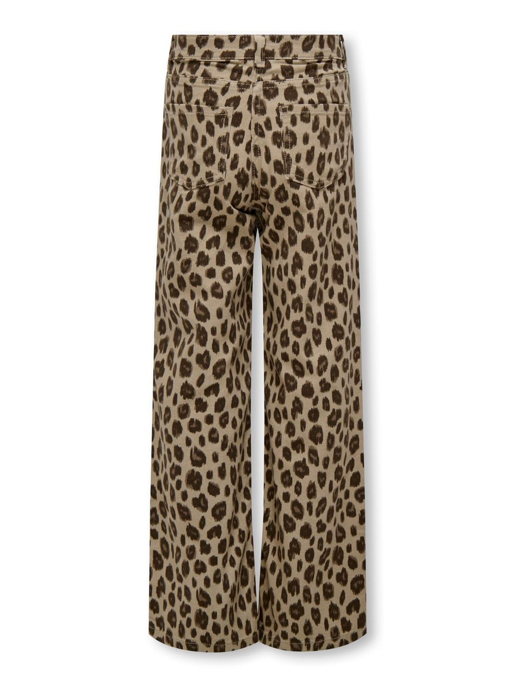 Buy ONLY KIDS Wide Leg Leopard Print Animal Jeans from Next USA Buy ONLY KIDS Wide Leg Leopard Print Animal Jeans from Next USA