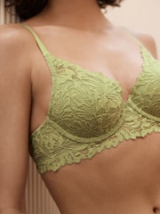 Green Pad Balcony A-E Lace Ultimate Comfort Bra - Image 5 of 8