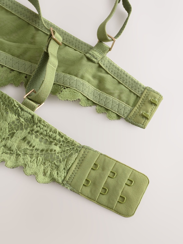 Green Pad Balcony A-E Lace Ultimate Comfort Bra - Image 8 of 8