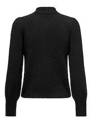 JDY Black High Neck Knitted Pullover Jumper - Image 5 of 5