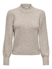 Gri - JDY High Neck Knitted Pullover Jumper - Image 5 of 6