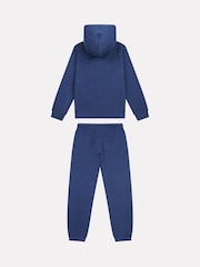 New Balance Blue Boys Small Brush Back Logo Hoodie Set - Image 2 of 4
