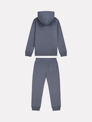 Azul - New Balance Boys Brush Back Stacked Logo Hoodie Set - Imagen 9 de 9