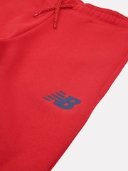Rojo - New Balance Boys Brush Back Stacked Logo Hoodie Set - Imagen 4 de 4