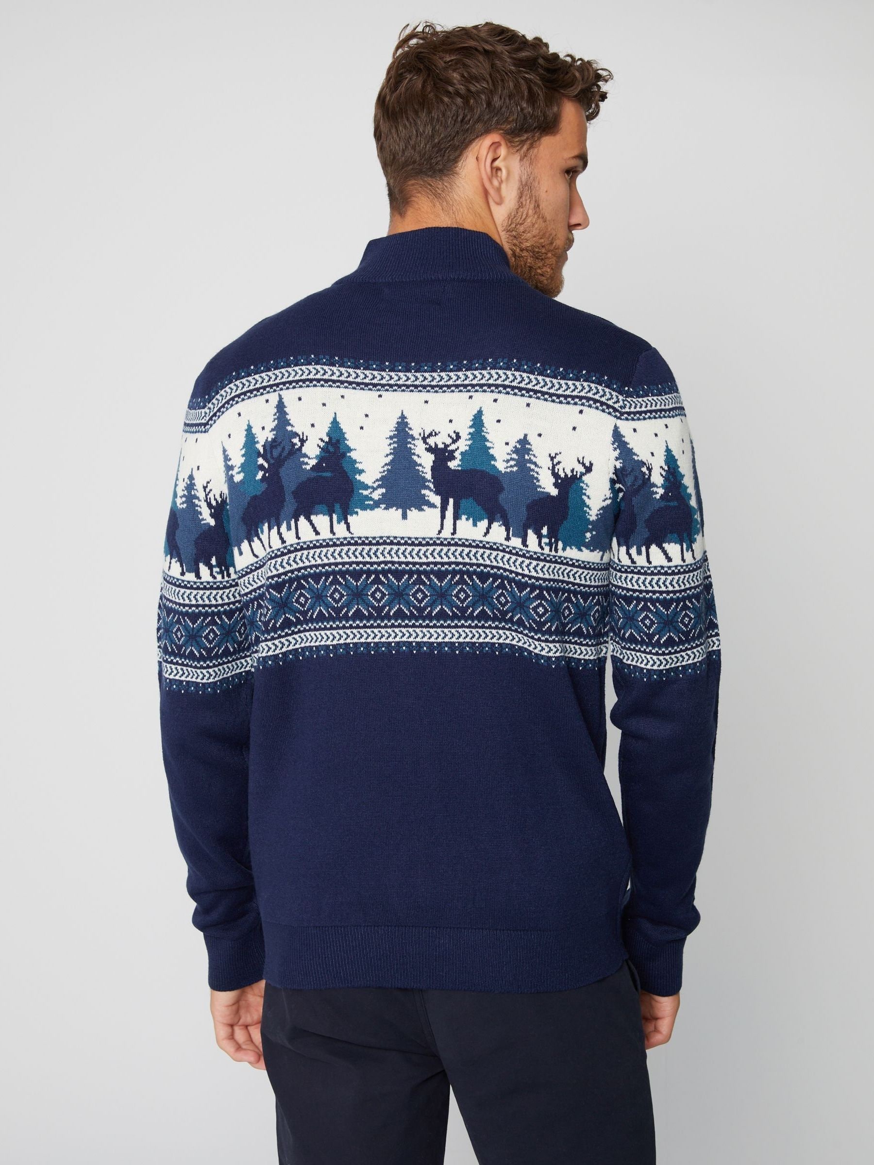 Quarter zip christmas sweater online