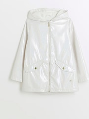 معطف للمطر بهودي لميع للبنات من River Island - صورة 1 من 4