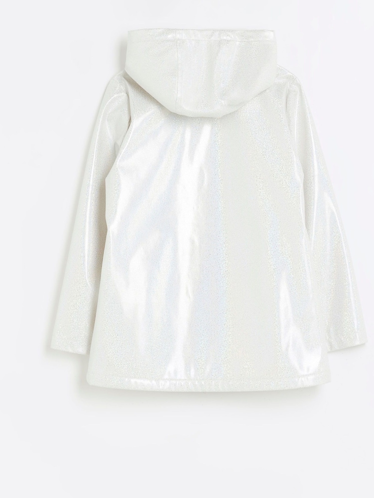 معطف للمطر بهودي لميع للبنات من River Island - صورة 2 من 4