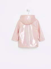معطف مطر للبنات مزيّن بفيونكة من River Island - صورة 2 من 4