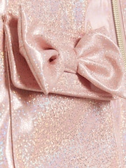 معطف مطر للبنات مزيّن بفيونكة من River Island - صورة 4 من 4