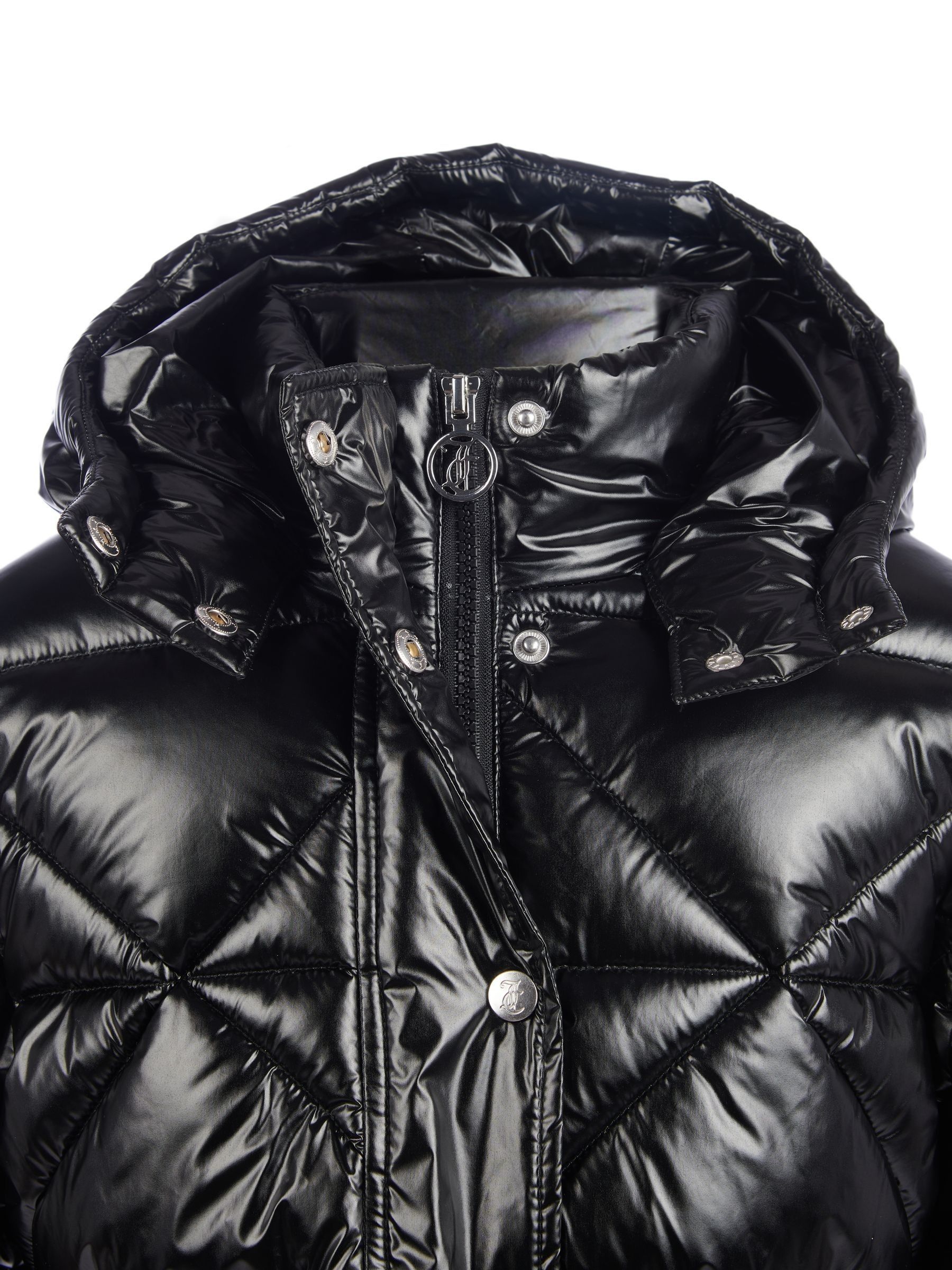 Buy Juicy Couture Black Girls High Shine Belted Mid Length