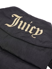 Juicy Couture Black Girls Diamante Collar Gilet - Image 10 of 10
