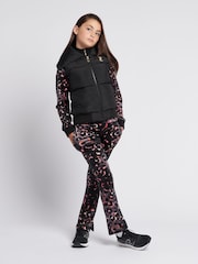 Juicy Couture Black Girls Diamante Collar Gilet - Image 3 of 10