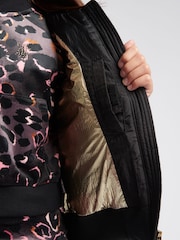 Juicy Couture Black Girls Diamante Collar Gilet - Image 6 of 10